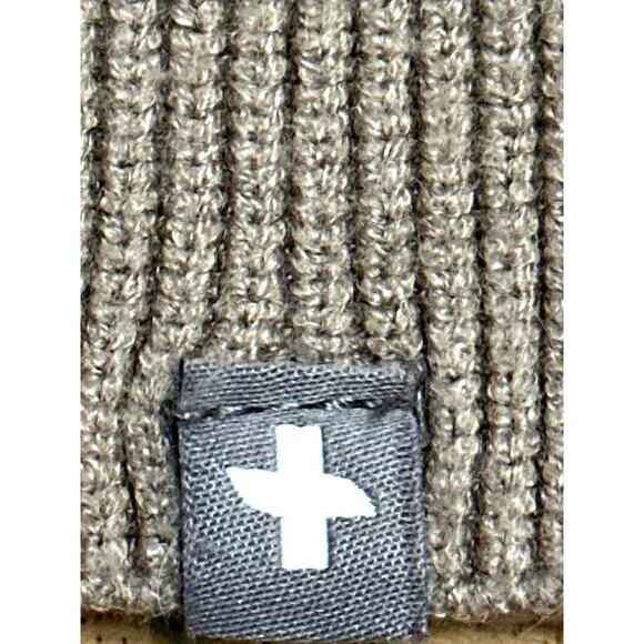 Figs Size Medium Tan Brown Ribbed Pocket Sweater Minimalist City Casual Style - Picture 9 of 12